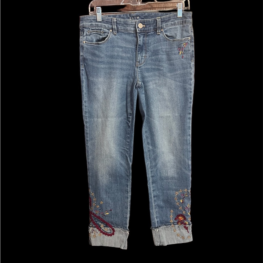 White House Black Market crop jeans size 6